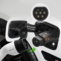 Convertisseur d'adaptateur sans fil triphasé de type 2 vers GB/T 32A avec bouton