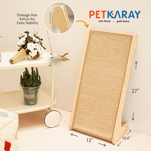 Rampe à gratter <span class=keywords><strong>pour</strong></span> <span class=keywords><strong>chat</strong></span> en bois incliné avec sisal, planche à gratter résistante à l'usure <span class=keywords><strong>pour</strong></span> aiguiser les ongles du <span class=keywords><strong>chat</strong></span>, tapis anti-griffures <span class=keywords><strong>pour</strong></span> canapé, jouet <span class=keywords><strong>pour</strong></span> animaux à faible production de peluches - Product Image 4