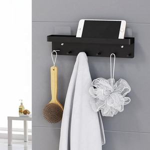 Portachiavi per parete 6 ganci ganci portachiavi in acciaio inossidabile per adesivo da parete portachiavi da parete Organizer per posta appendiabiti per ufficio a casa - Product Image 5