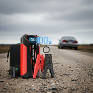 Eltpower Démarreur de batterie de voiture 20000mAh Double USB Charge rapide avec lumière LED pour voitures particulières - Product Image 2