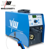 Machine à souder VECTOR MIG CO2, MIG sans gaz, MMA Lift TIG 4 en 1, soudeurs MIG225