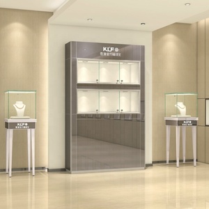 Vitrines optiques de salon mobiles Vitrine de cheveux Vitrine mobile Porte vitrée <span class=keywords><strong>Comptoir</strong></span> d'angle pour magasin - Product Image 5