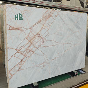 Losas de Piedra Natural de Mármol Grande HD STONE, Losas de Gran Tamaño, Blanco BookMatch 1600*3200 para Pared de <span class=keywords><strong>TV</strong></span> - Product Image 1