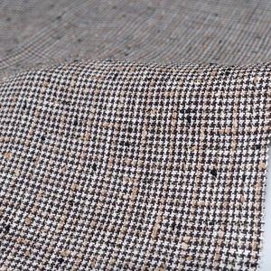 5663 #   Nouveau style tendance : <span class=keywords><strong>Tissu</strong></span> en <span class=keywords><strong>lin</strong></span> noué, motif pied-de-poule, mélange de <span class=keywords><strong>lin</strong></span> épais, <span class=keywords><strong>tissu</strong></span> naturel pour vêtements d'automne et d'hiver - Product Image 2