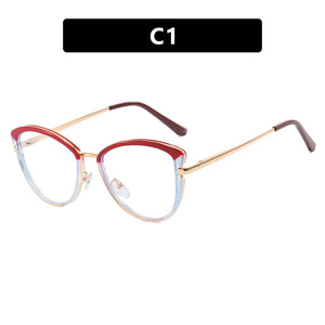 Triangolo <span class=keywords><strong>occhio</strong></span> di <span class=keywords><strong>gatto</strong></span> Anti luce blu che blocca TR90 occhiali da vista uomo donna occhiali da vista montature occhiali - Product Image 2