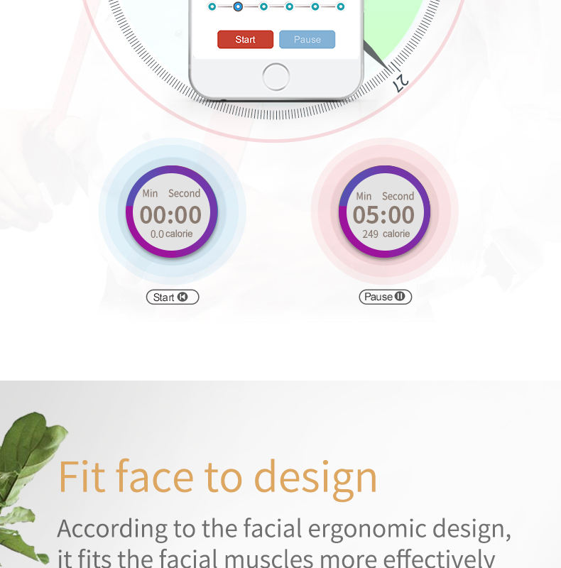 Rechargeable EMS Microcurrent Jawline Trainer Face Shaper Beauty Device for Men Women Jawline exerciser