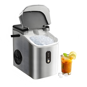 Comercial automático autolimpieza <span class=keywords><strong>Mini</strong></span> portátil 1.2L Quick <span class=keywords><strong>Ice</strong></span> <span class=keywords><strong>Cube</strong></span> Making <span class=keywords><strong>Maker</strong></span> Countertop Machine para el hogar - Product Image 1
