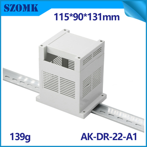 Szomk ak-p-series PCB Din Rail khối thiết bị đầu cuối tiếp sức cung cấp điện nhựa PLC Din Rail bao vây hộp cho dự án điện tử - Product Image 6
