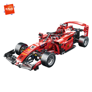 Modèle de <span class=keywords><strong>voiture</strong></span> de course à l'échelle <span class=keywords><strong>1</strong></span>:18, blocs de construction, petites briques, jouet éducatif pour enfants, assemblage DIY, <span class=keywords><strong>voiture</strong></span> à assembler, vente en gros d'usine - Product Image 2