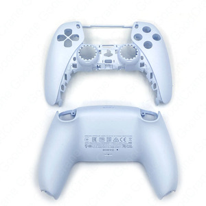 <span class=keywords><strong>Coque</strong></span> de joystick noir et blanc pour manette <span class=keywords><strong>PS5</strong></span> en plastique durable - BDM-010 - Product Image 3