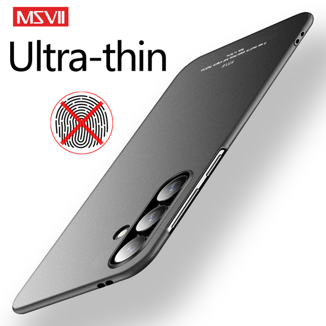 For Samsung Galaxy A16 A26 A36 A56 5G A17 Back Cover MSVII PC Ultra Thin Matte Anti-fingerprint Shockproof Protective Phone Case