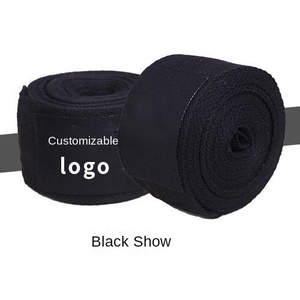 Vendas Elásticas <span class=keywords><strong>de</strong></span> Algodón con Logotipo Personalizado para Kick Boxing, <span class=keywords><strong>MMA</strong></span>, Muay Thai, Sanda, Muñequeras <span class=keywords><strong>de</strong></span> Soporte - Product Image 2