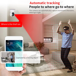 Caméra de sécurité domestique sans fil WiFi PTZ 1080P 3MP 4MP Yiiot V380 Yoosee ICSee Tuya Smart avec vision nocturne, mini caméra IP <span class=keywords><strong>360</strong></span> degrés E27 - Product Image 3