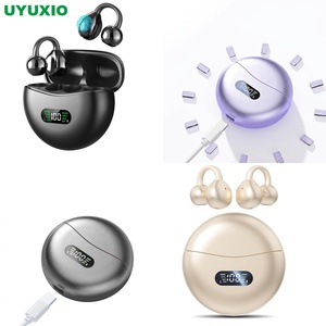 Écouteurs sans fil à oreille ouverte pour l'extérieur avec affichage du niveau de batterie, étui de chargement, appairage en une étape, signal de 10 m – Idéal pour les cadeaux promotionnels - Product Image 1