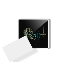 Perangkat Kompatibel Bluetooth Nirkabel RFID Kustom, Pembaca Kartu Kontrol Akses Cerdas Tanpa Kontak Berbahan Logam 125khz