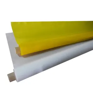 Doyan Mesh Screen Printing White Yellow 32T 39T 43T 47T 54T 64T 72T 77T 80T 90T 100T 120T Polyester Silk Screen Printing Mesh