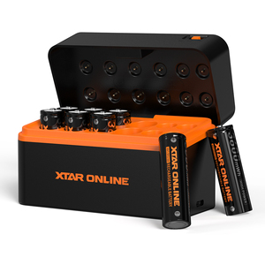 Batteries XTAR Noir Orange Logo OEM Haute Puissance 2.5A Constant <span class=keywords><strong>Rechargeable</strong></span> État Solide 1.5V <span class=keywords><strong>AA</strong></span> 3600mWh Certifiées CE 1200 Cycles - Product Image 2