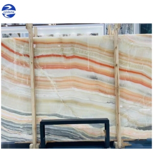 Cầu vồng đầy màu sắc Onyx Đá Cẩm Thạch tấm lớn Onyx ngọc bích đá cẩm thạch tường gạch khách sạn biệt thự sang trọng đa màu Onyx khối - Product Image 5