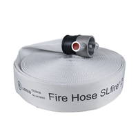 Tuyaux de lutte contre l'incendie SL, système de protection incendie, 20M 25M 30M, blanc, flexible, durable, recyclable, personnalisable, tuyau d'incendie en caoutchouc UL