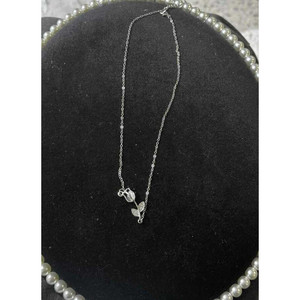 Vendita calda collana di tendenza minimalista da donna con angelo perla ciondolo di cristallo con rodio gioielli di moda all'ingrosso - Product Image 1