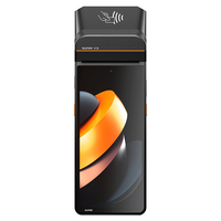 Pour V3/V3H, terminal de point de vente Android 13 de 6,75 pouces avec imprimante thermique, déverrouillage par empreinte digitale, Bluetooth et USB, processeur 8 cœurs
