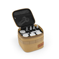 Ensemble de récipients d'assaisonnement d'extérieur : sel, glutamate monosodique, bouteille d'huile scellée pour camping, barbecue, cuisine de terrain ; Organisateur portable d'épices de camping