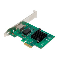 Adaptateur réseau Ethernet interne 2,5 G PCIe X1 avec port RJ45 unique, prise en charge du démarrage PXE multi-Gigabit et de l'UEFI