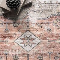 Tapis de parc personnalisé 3D, accessoire de luxe, en forme de médaillon, lavable en Machine
