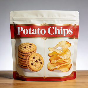 Bolsa de Pie Desechable Colorida con Cierre de Cremallera para Alimentos para Mascotas &<span class=keywords><strong>amp</strong></span>;   Chips de Papa con Logotipo Personalizable, Material PET, en Existencia - Product Image 3