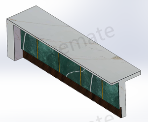 Club bar conjunto de muebles hogar moderno mini Pequeña barra de Bar KTV diseño LED iluminado mármol translúcido mesa de bar para la venta - Product Image 5