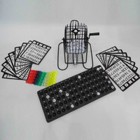 Nouveau jeu de bingo familial personnalisé, loterie, jeu de roulette, divertissement sportif, boules de cage, cartes, compteurs pour les fêtes