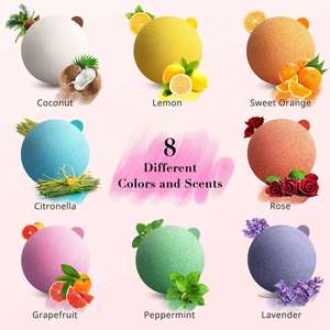 OEM Personnalisé 100% Ingrédients Naturels Vegan Marque Privée Spa Relax Bain Fizzies Fizzy Bain Sel Gommage Bombes Boule - Product Image 2