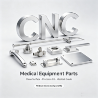 Services d'usinage CNC de haute précision pour composants médicaux avec perçage par électroérosion à fil, oxydation de l'aluminium et de l'acier inoxydable 3/4/5 pour