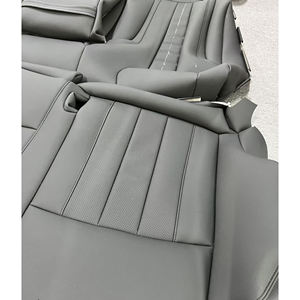 Ensemble complet de housses de siège imperméables en <span class=keywords><strong>cuir</strong></span> Nappa blanc, housses de siège personnalisées d'origine pour BMW - Product Image 6