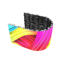 Panel LED Flexible para Eventos en Centros Comerciales, Personalizado, P2.5, Interior, 2.5mm, Video LED, Animación, Garantía de 3 Años