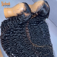 Peluca de Cabello Humano Liso Virgen Vietnamita, Peluca Frontal de Encaje Completo 13x4 Pre-Pluck, Peluca de Cabello Natural para Mujeres Negras