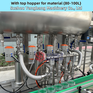 Tự động 4 đầu Mứt Mật Ong Jar làm đầy và đóng nắp máy nước sốt cà chua trái cây mứt điền dòng - Product Image 3