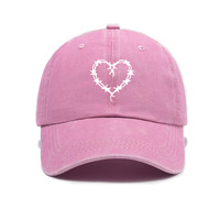 Casquettes de baseball imprimées en coton lavé vintage de haute qualité pour femmes et hommes, vente en gros, personnalisables, vierges, 6 panneaux, style Dad Hat, souples