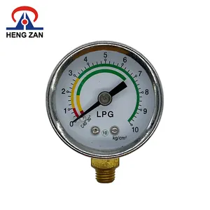 HENGZAN 1.5 ''10bar LPGガスミニ圧力計圧力計LPGジェネレーター用