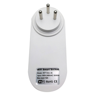 Prise intelligente Alexa avec prise GFCI NFC, 2 ports USB-A, 10A, compatible Wi-Fi