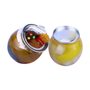 Bouteille de boisson en plastique PET transparente en forme de boule de 250/330/500 ml pour thé à bulles et jus, avec impression sérigraphique et ouverture facile - Product Image 5