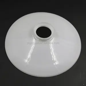 Ersatz 10 ''Durchmesser Glocke Geformt Opal Milch Weiß Glas Kegel Anhänger Licht Schatten mit 2 1/4" Fitter