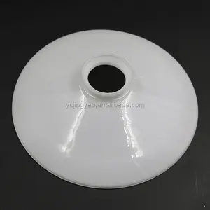 Yedek 10 ''çap Bell şekilli Opal süt beyaz cam koni kolye ışık gölge ile 2 1/4" tesisatçısı