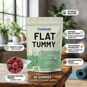 Té para un Vientre Plano de Marca Privada, 28 Días de Desintoxicación, Gomitas de Vinagre de <span class=keywords><strong>Sidra</strong></span> de Manzana, Productos Quemagrasas, Suplementos Herbales, Gomitas para un Vientre Plano - Product Image 3