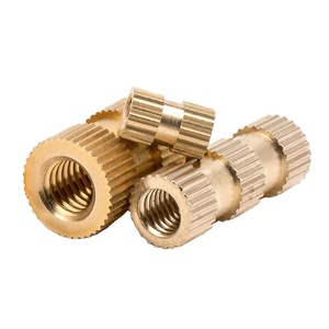 M2 M2.5 M3 M3.5 M4 M5 <span class=keywords><strong>M6</strong></span> Fabricante OEM Inserto de plástico Tuerca de inserción de fusión de latón DIN16903 - Product Image 2