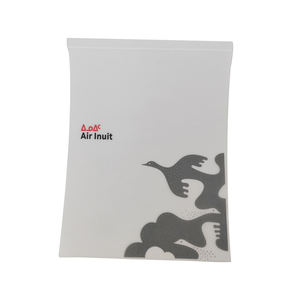 Air Inuit Logo monouso tessuto copricapo per sedili in aereo per servizi in volo - Product Image 1