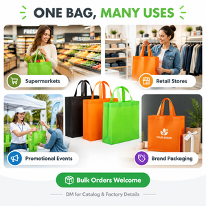 Bolsa de Mano Ecológica Personalizada con Logotipo OEM al por Mayor, Impresa en Grabado, para Compras, Promoción y Publicidad - Product Image 3