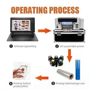 Rational Uvdtf Impressora Imprimante Uv Dtf <span class=keywords><strong>A3</strong></span> Roll to Roll Uv Crystal Inkjet Impresora de etiquetas digitales para logotipo - Product Image 3
