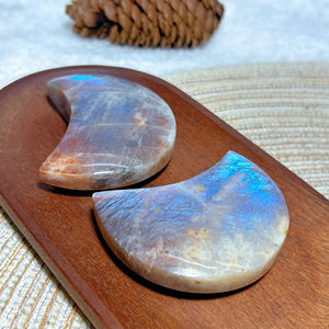 Vente chaude Pierre de lune bleue en cristal naturel de haute qualité pour la décoration de la maison - Product Image 4