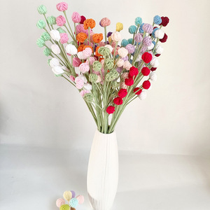 Fil Tricoté Polyvalent Petits Bouquets De Fruits Jumelé Avec Des Fleurs Colorées Tissé À La Main Fleur <span class=keywords><strong>Éternelle</strong></span> Crochet Fleur - Product Image 1